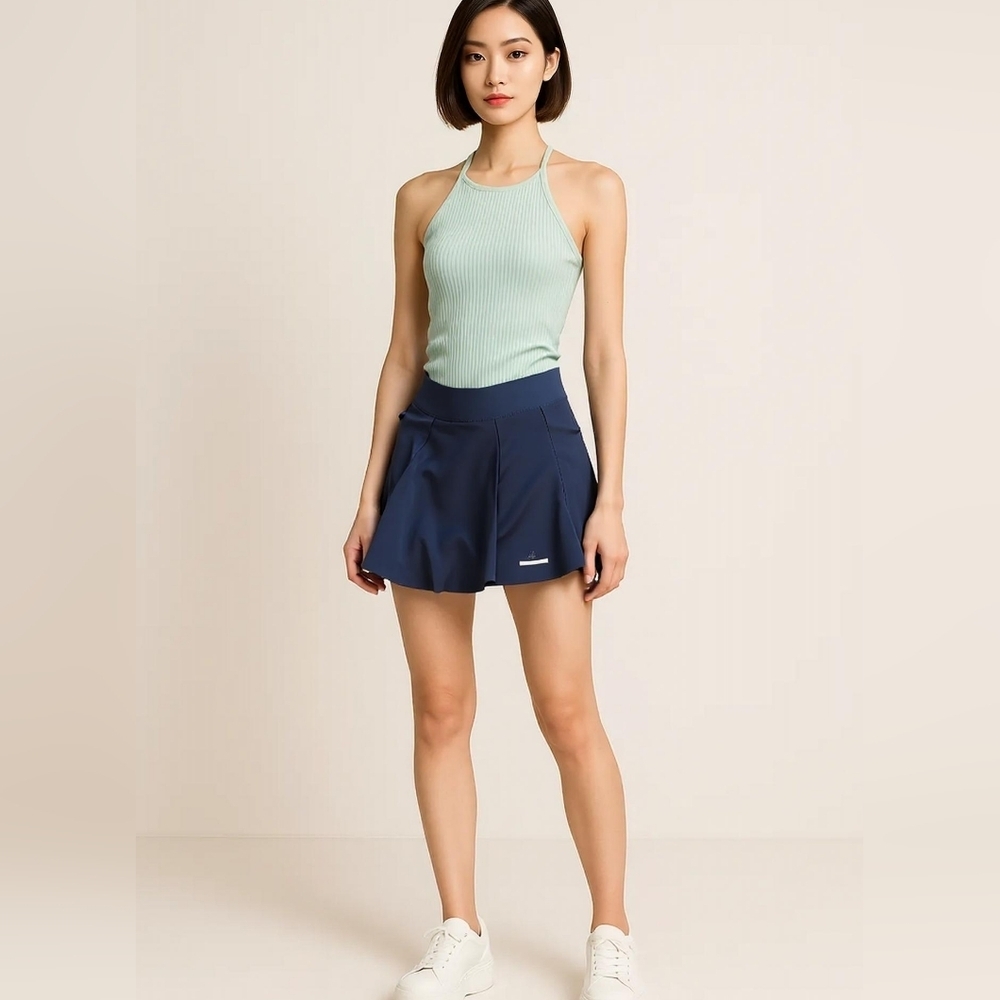 Adidas by Stella McCartney Blue Tennis Skort Medium